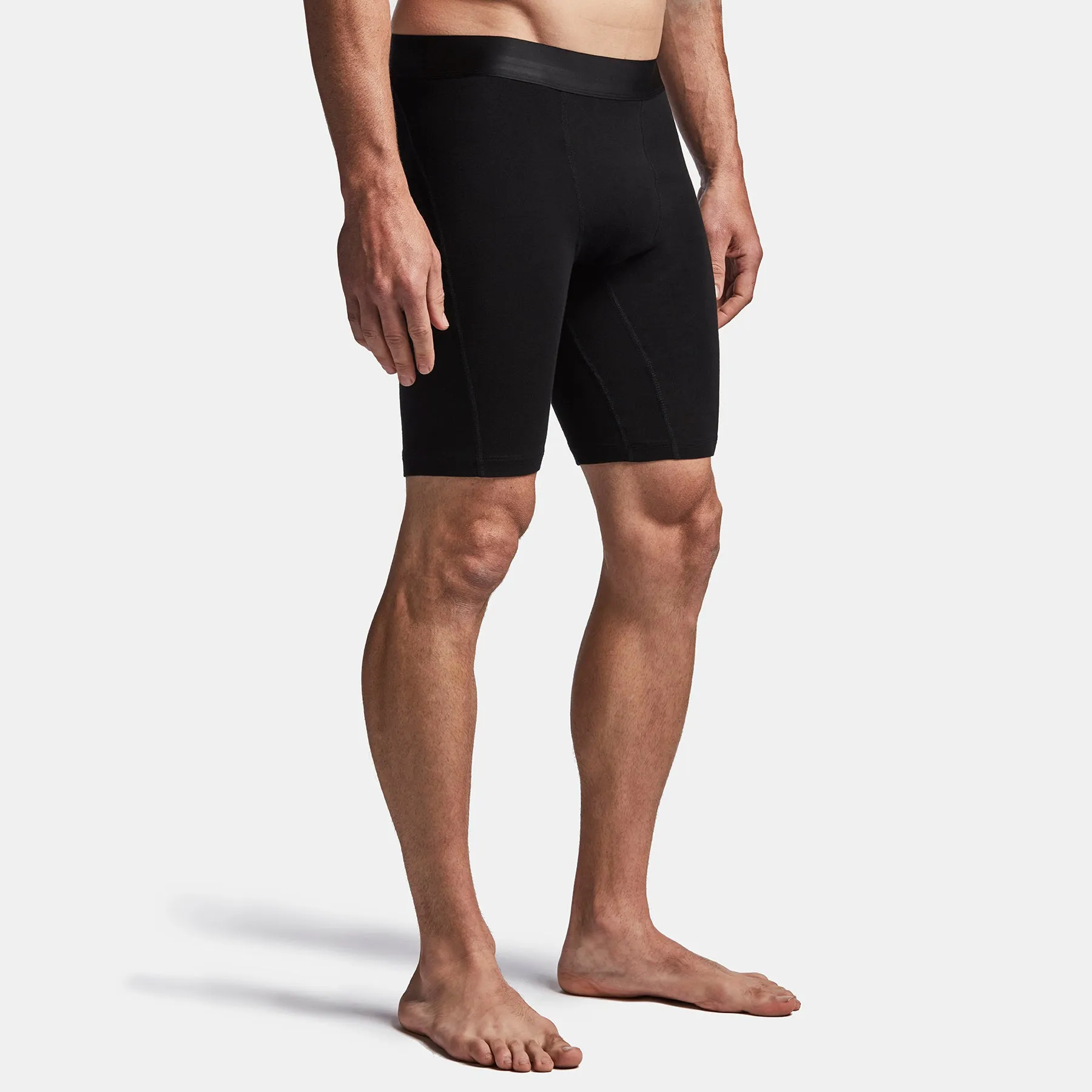 Elevated Lotus Sport Boxer  Long - Black