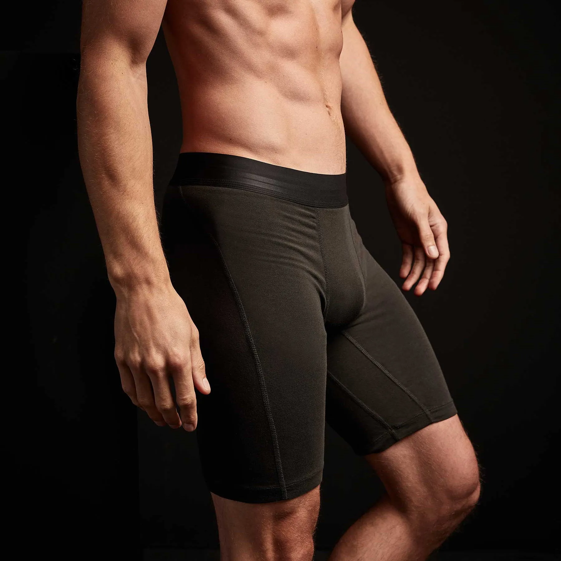 Elevated Lotus Sport Boxer  Long - Carbon