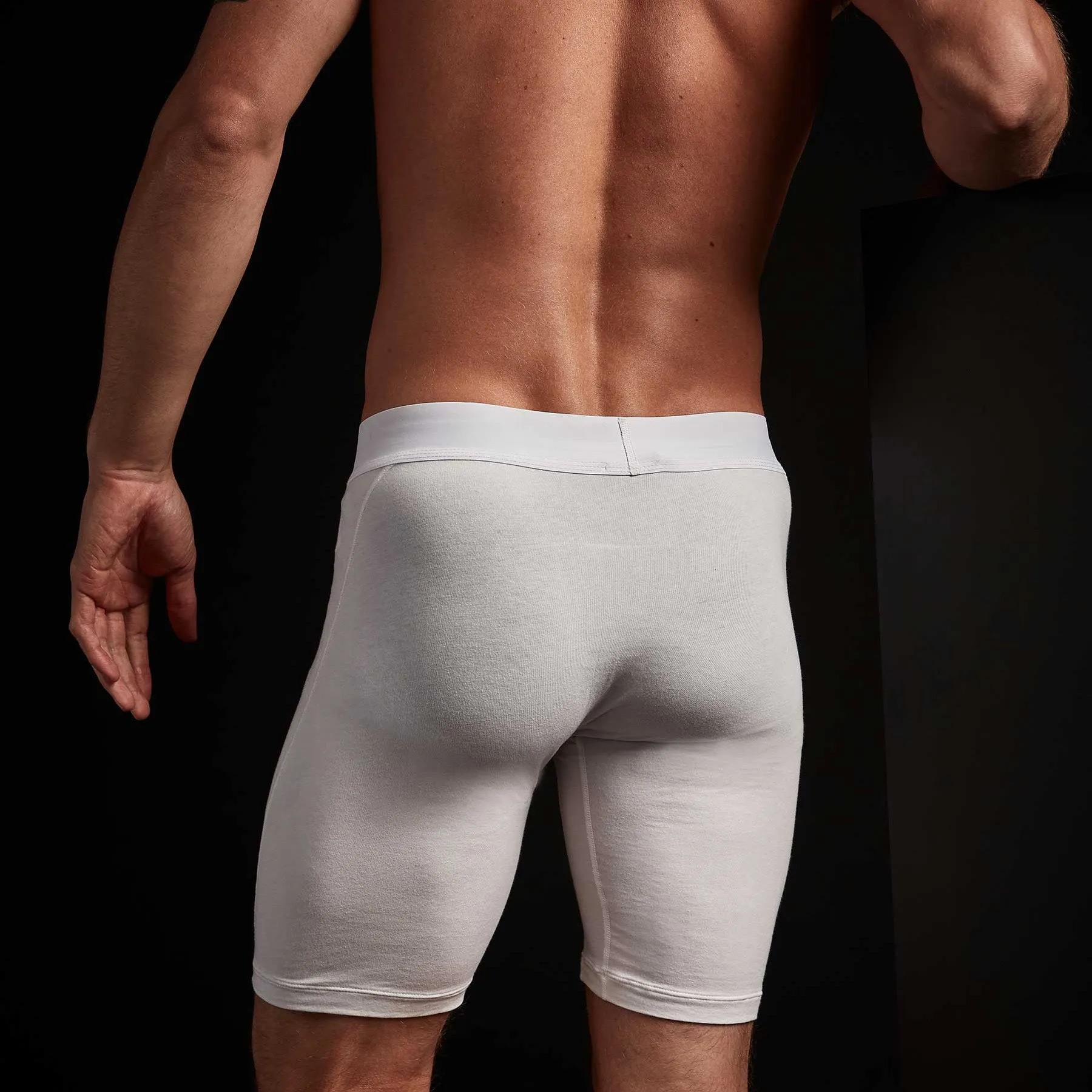 Elevated Lotus Sport Boxer  Long - White