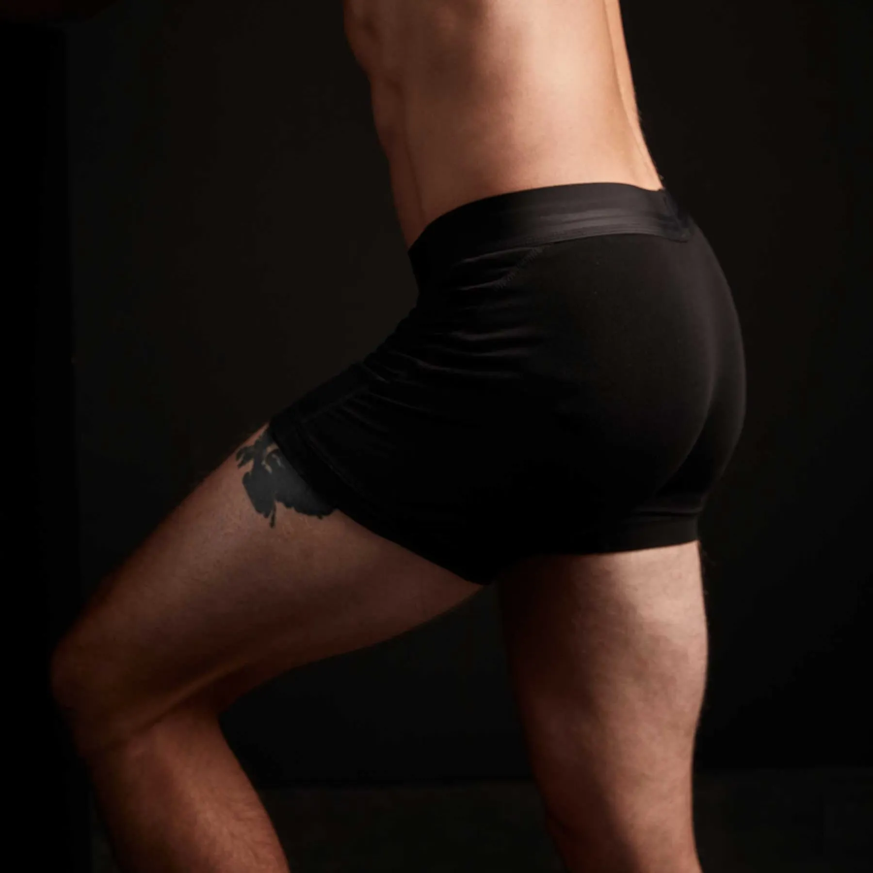 Elevated Lotus Sport Boxer Short - Black