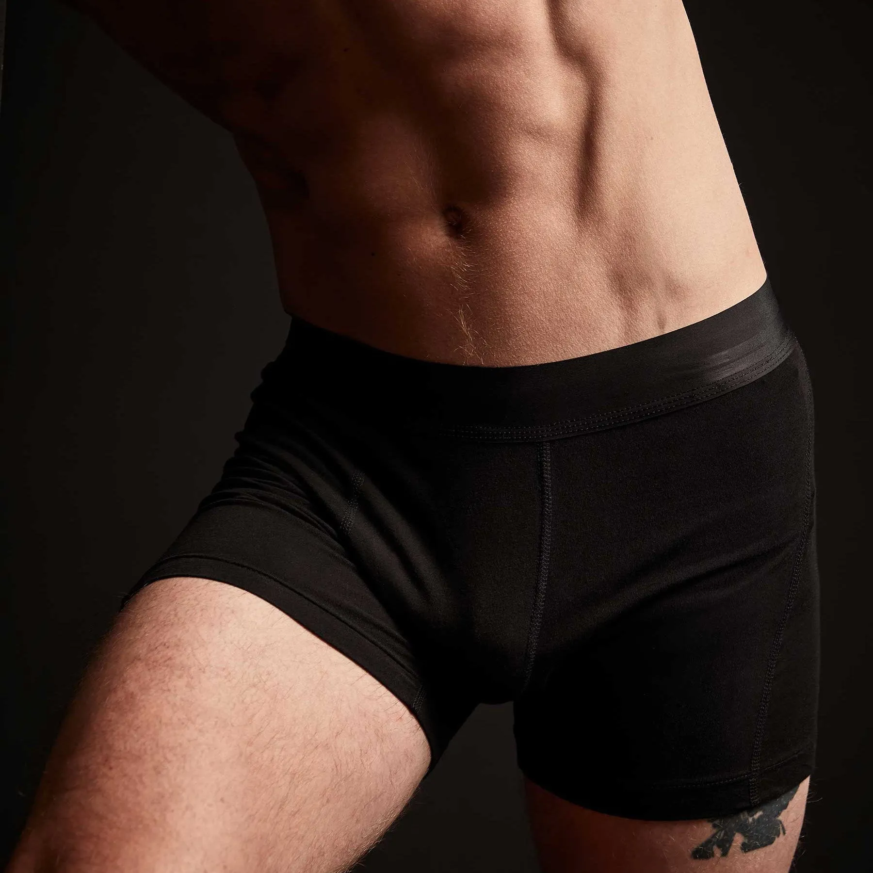 Elevated Lotus Sport Boxer Short - Black