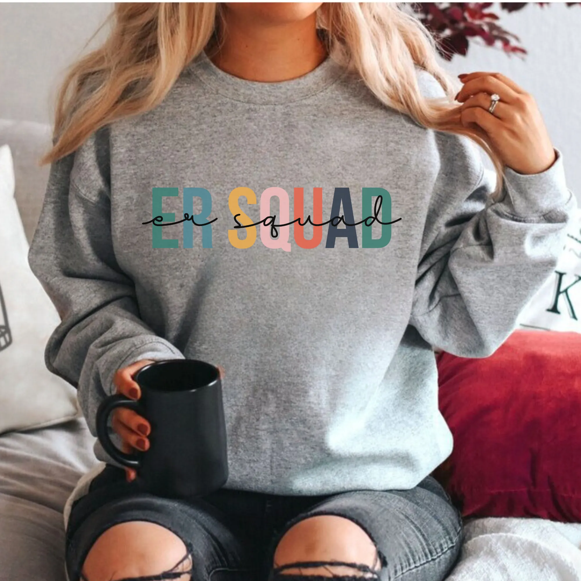 Emergency Room Nurse Sweatshirt - ER Squad