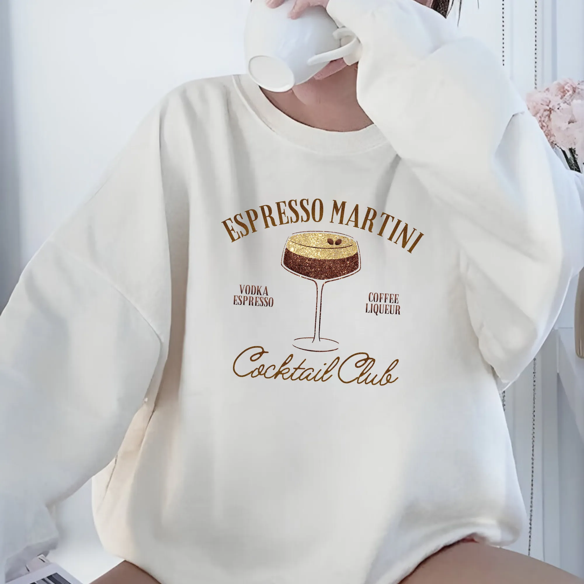 Espresso Martini Cocktail Club Sweatshirt