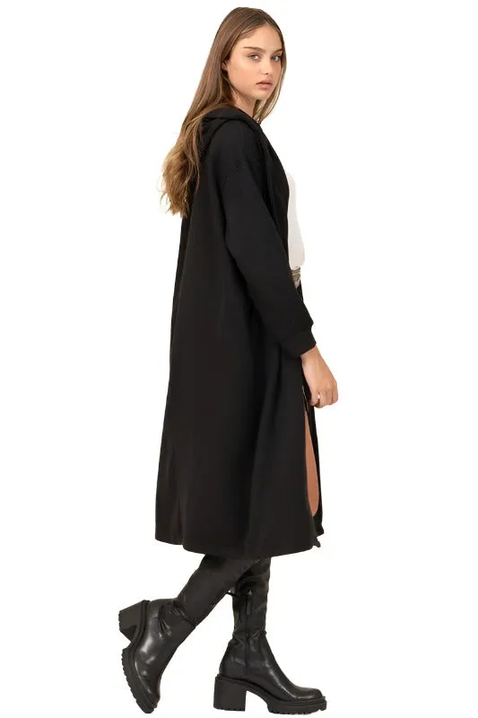 Essential Bliss French Terry Hooded Coat