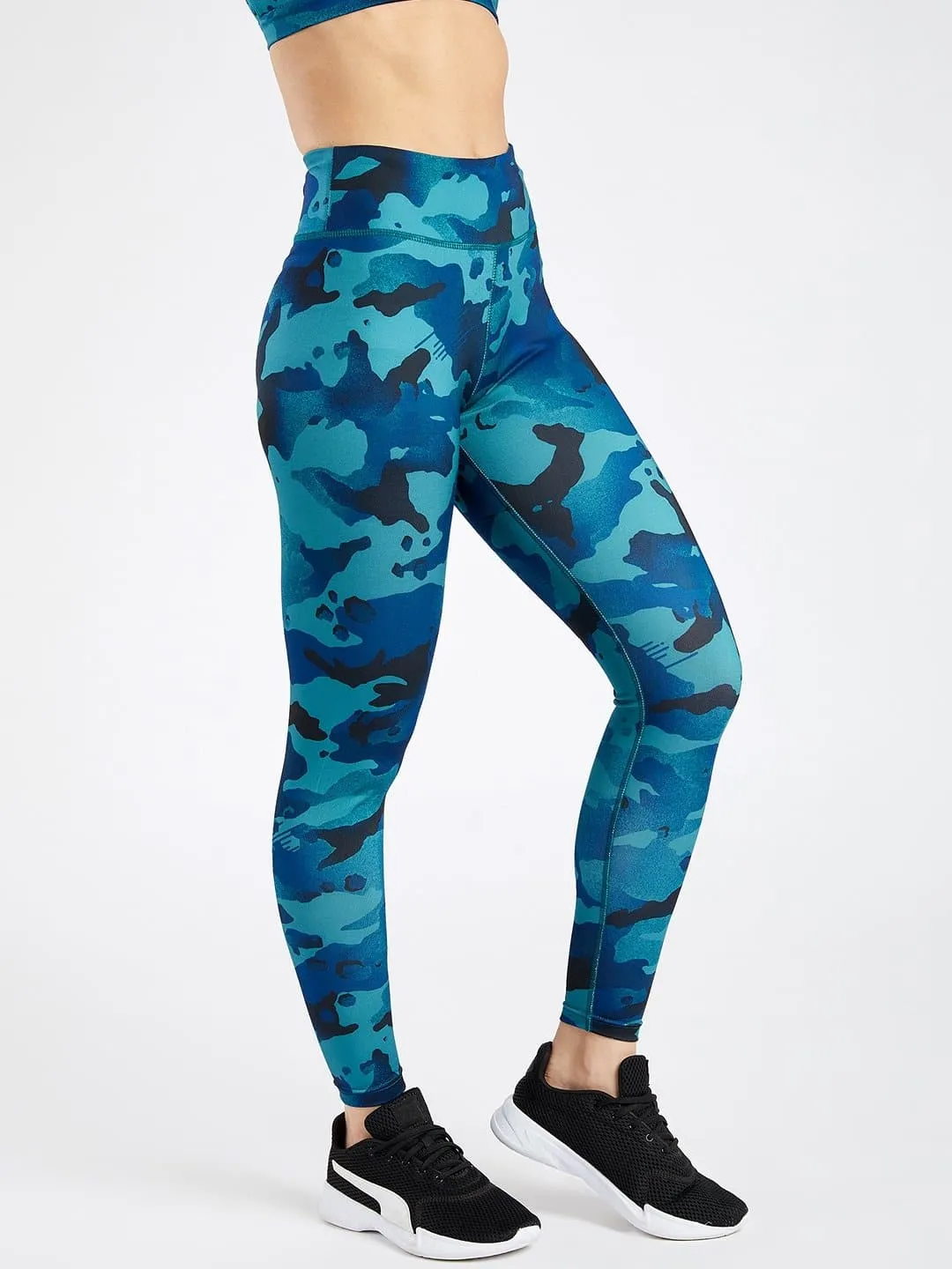 Essential Camo Printed Full Length Leggings #6