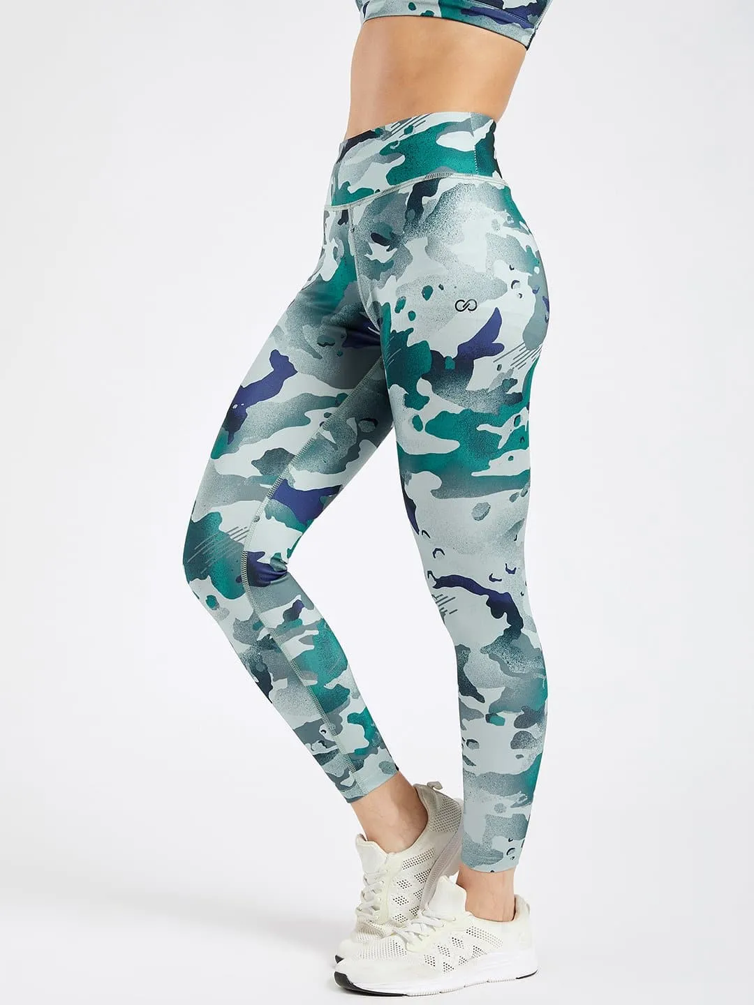 Essential Camo Printed Full Length Leggings #7