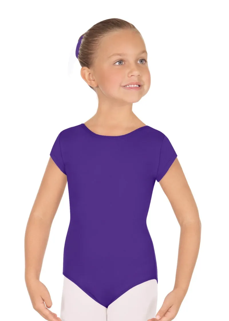 Eurotard Microfiber Youth Short Sleeve Leotard