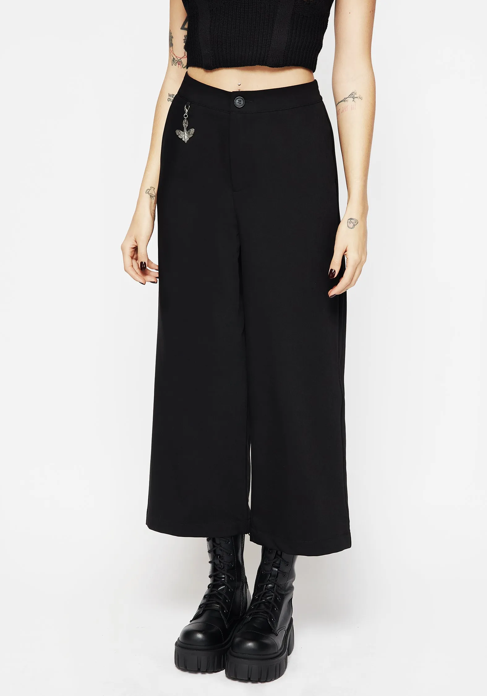 Eustacia Wide Leg Culotte Trousers