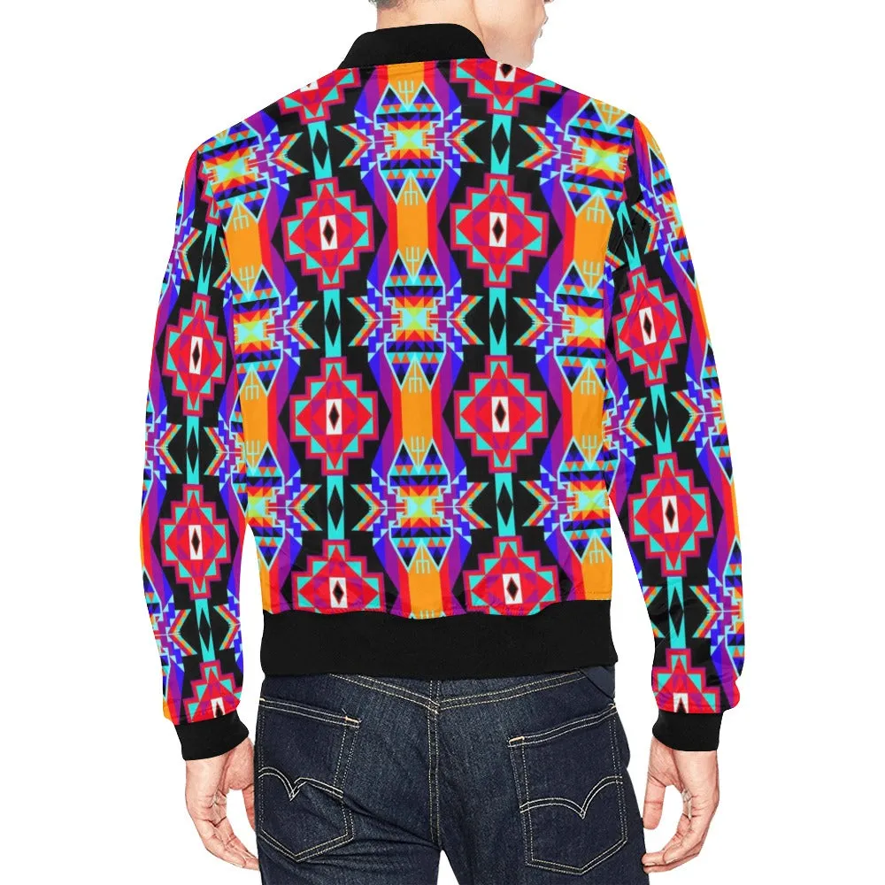 Fancy Bustle Bomber Jacket for Men