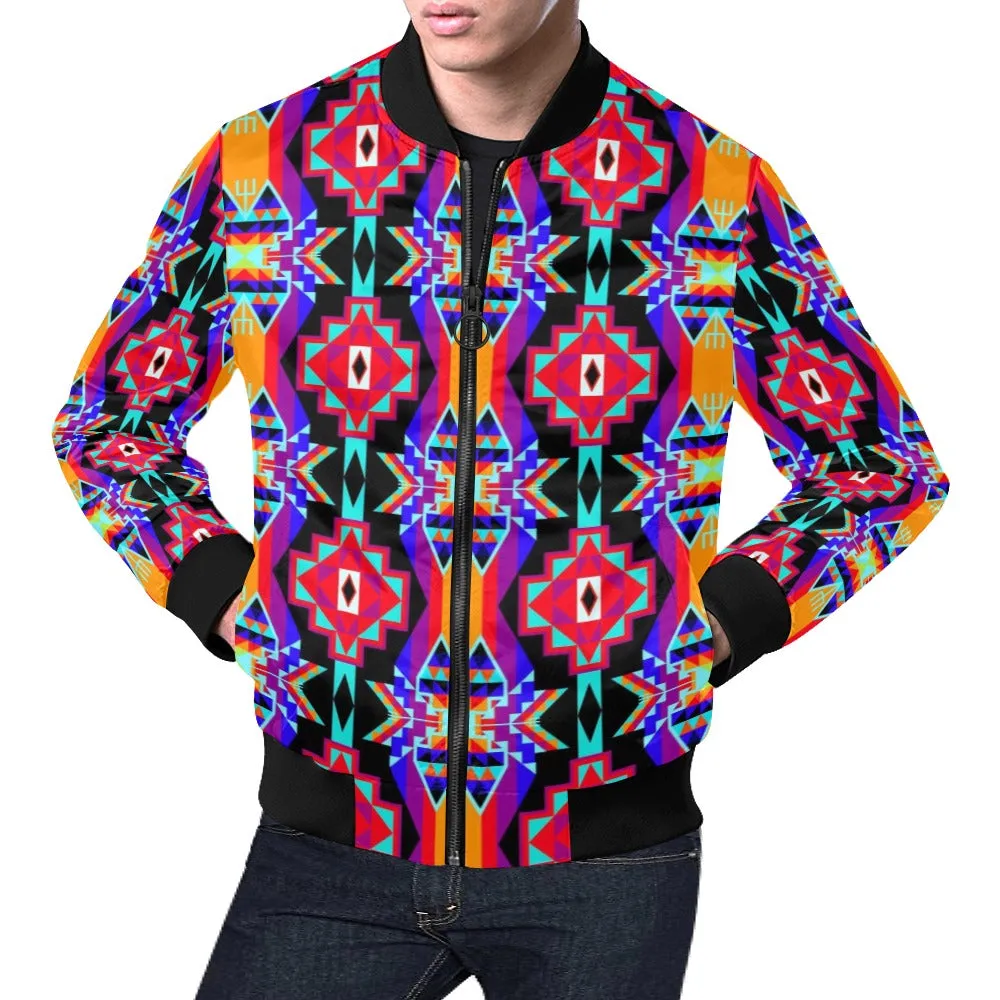 Fancy Bustle Bomber Jacket for Men