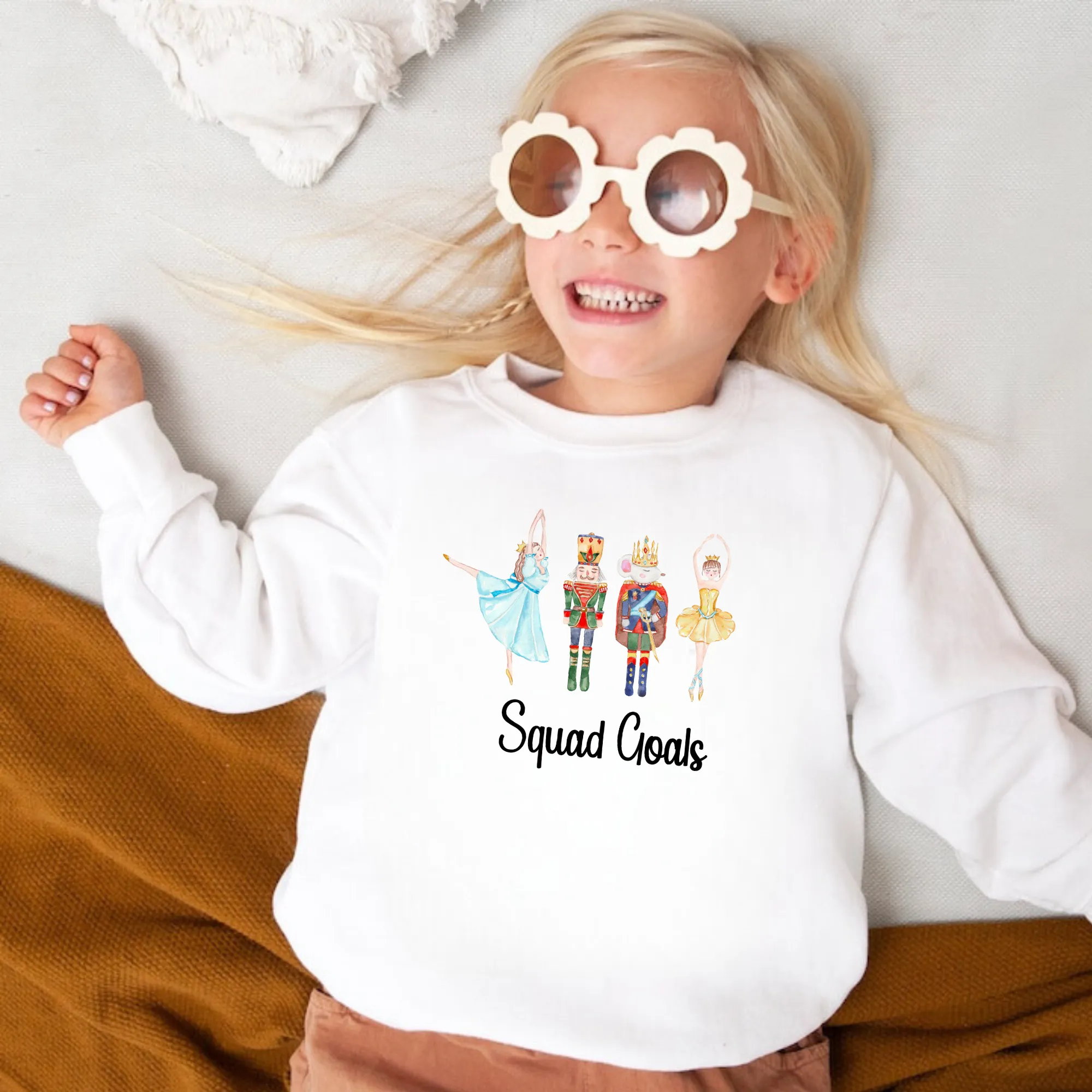 Faux Sequin Snowman Sweatshirt for Kids