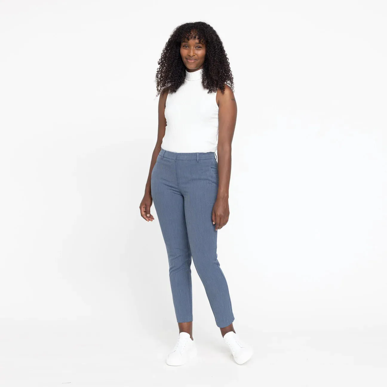 Five Units Kylie Crop in Blue Fusion Trouser