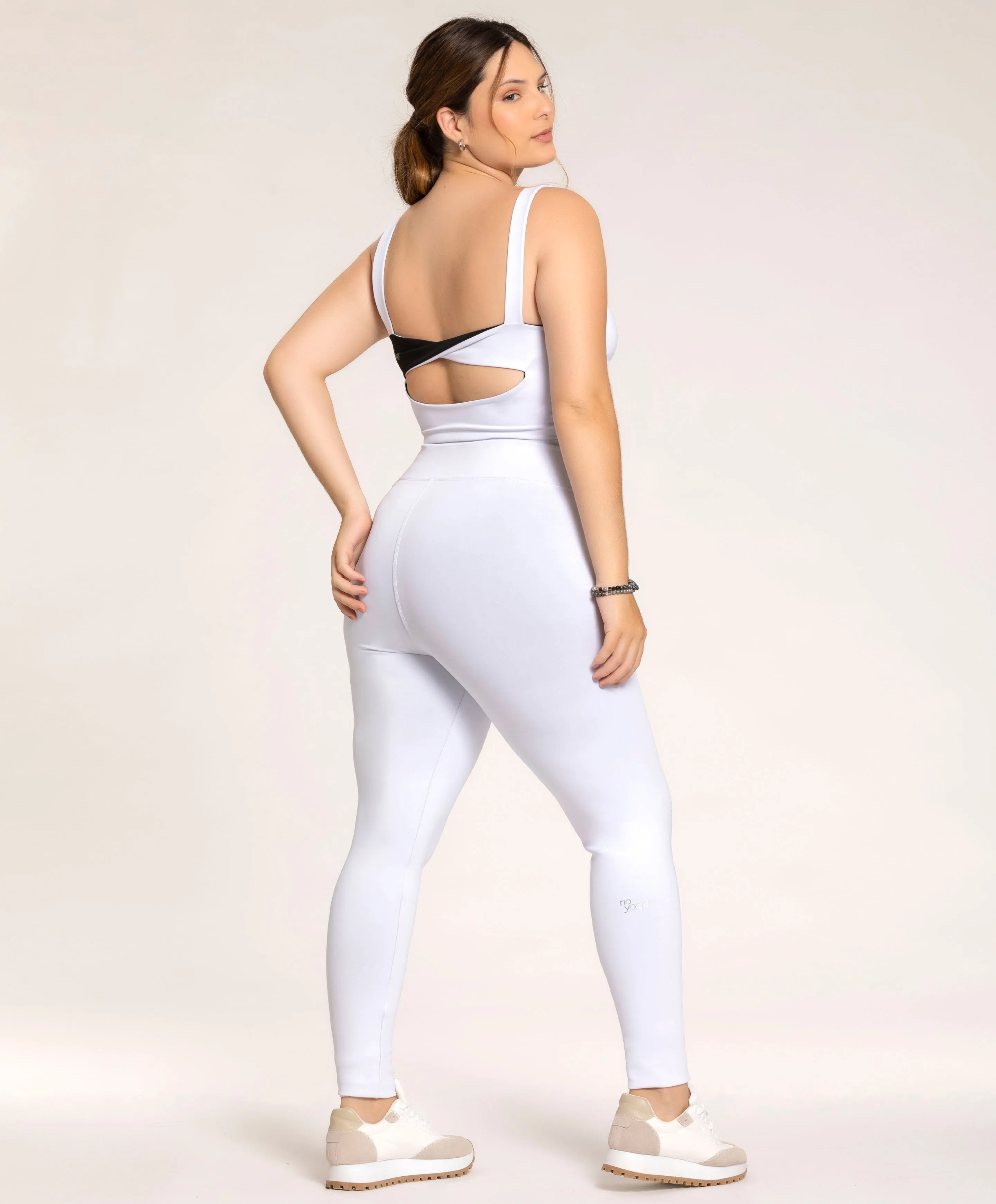 Football RioBlackout™ Leggings White