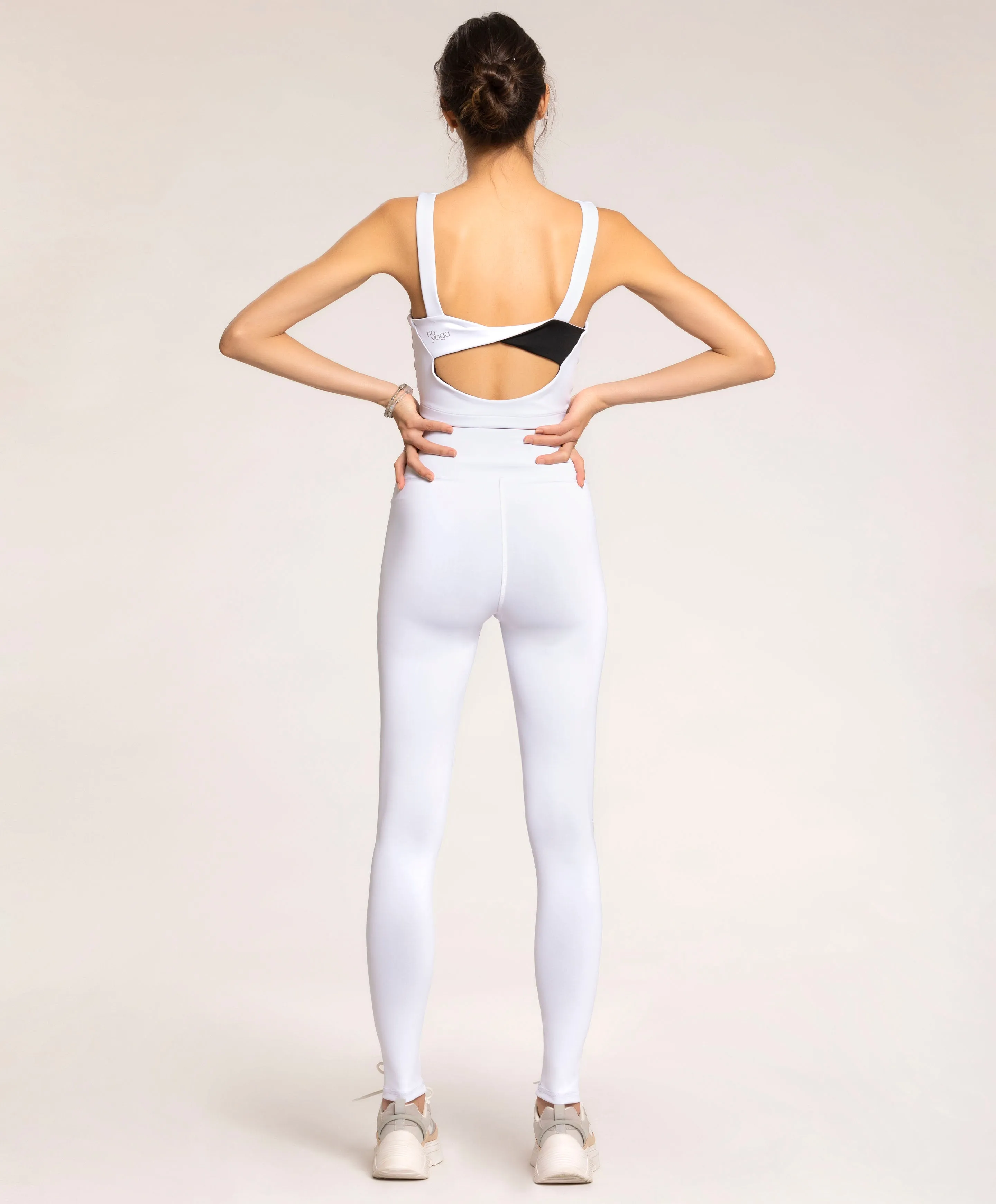 Football RioBlackout™ Leggings White