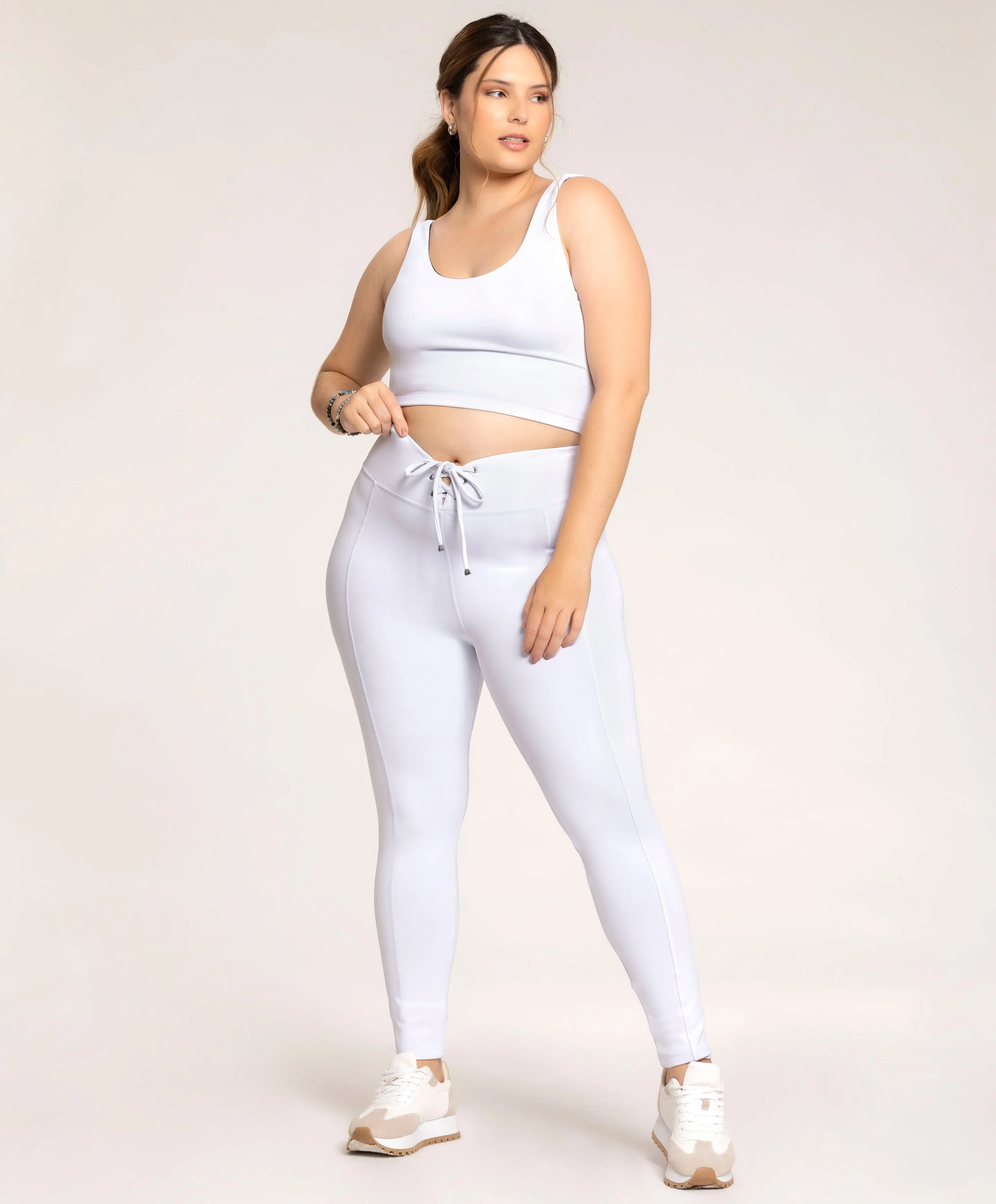 Football RioBlackout™ Leggings White