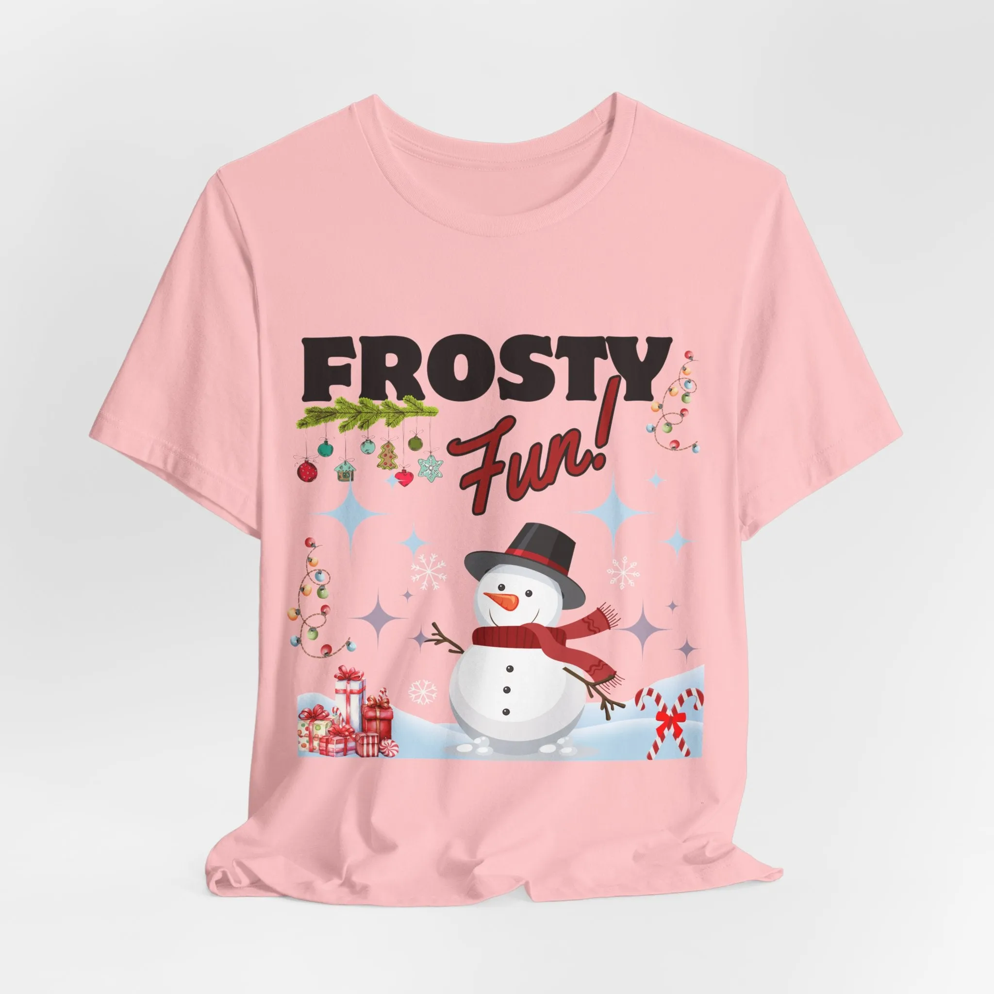 Frosty Fun Christmas Unisex Tee, Christmas Shirt, Christmas Outfit, Merry Christmas T-shirt, Merry Christmas 2024 T-shirt, Christmas Gift, Family Holiday Outfit.