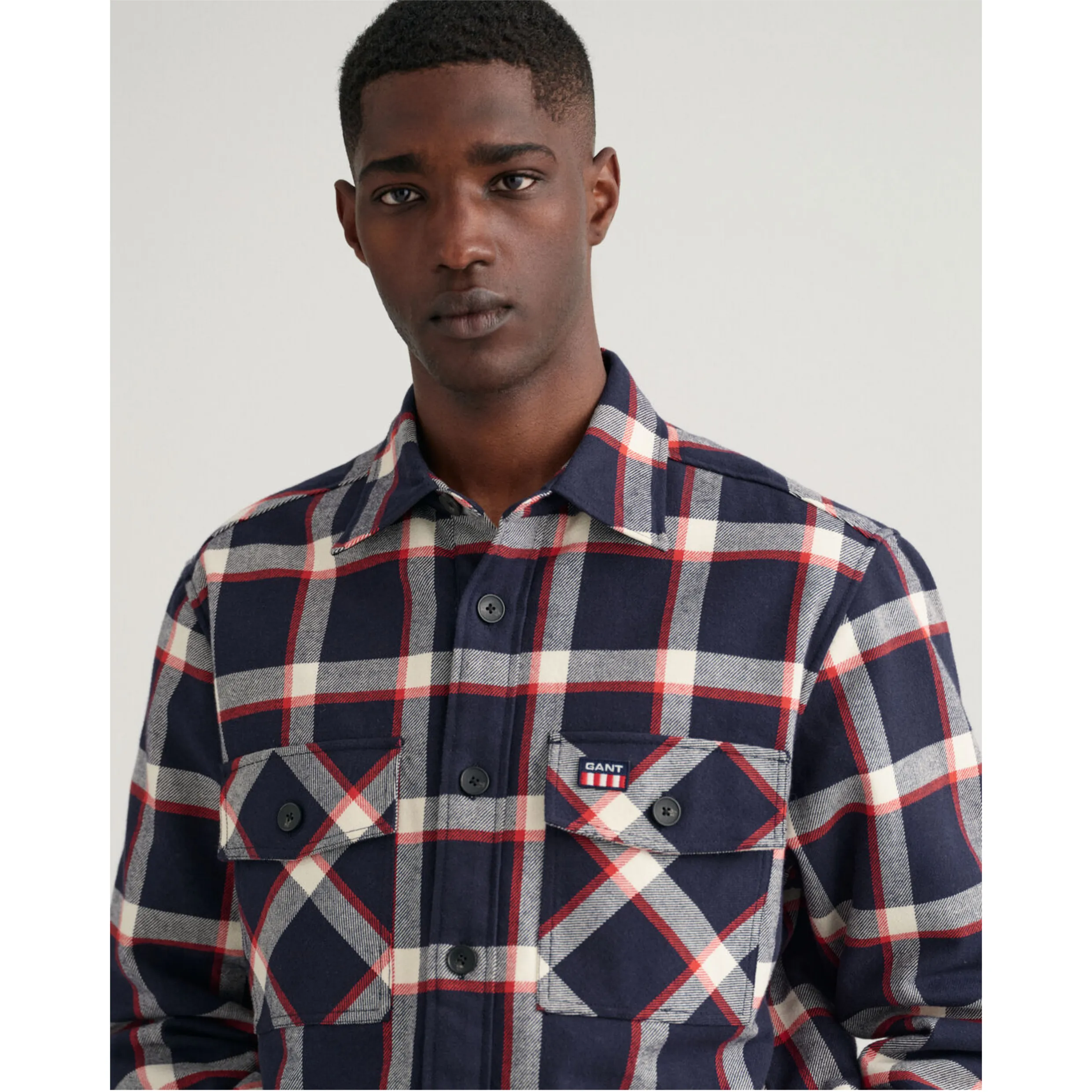 GANT Flannel Check Overshirt 3220082