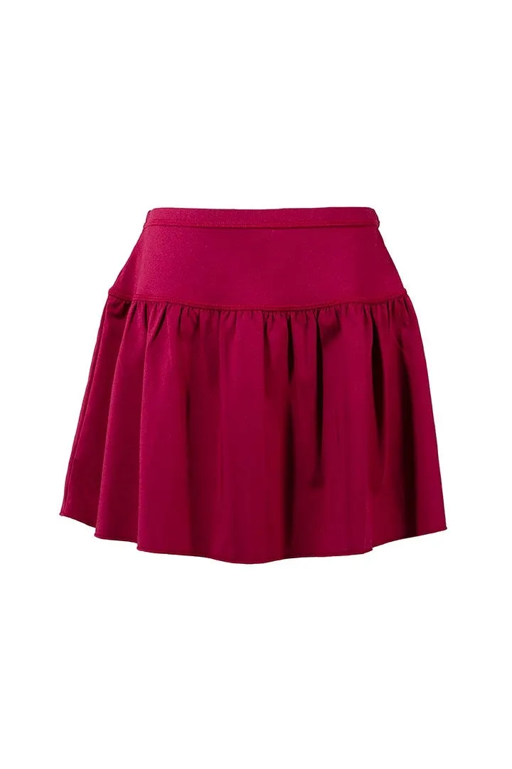 Girl's Wavecatcher Swim Skirt  |  Red Crush