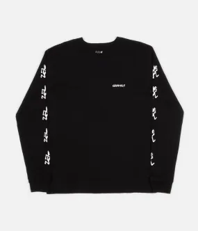 Gramicci Japan Sleeve Print Long Sleeve T-Shirt - Black