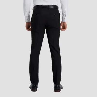 Haggar H26 Men's Skinny Leg Slim Fit Dress Pants Moisture Wicking Wrinkle Free