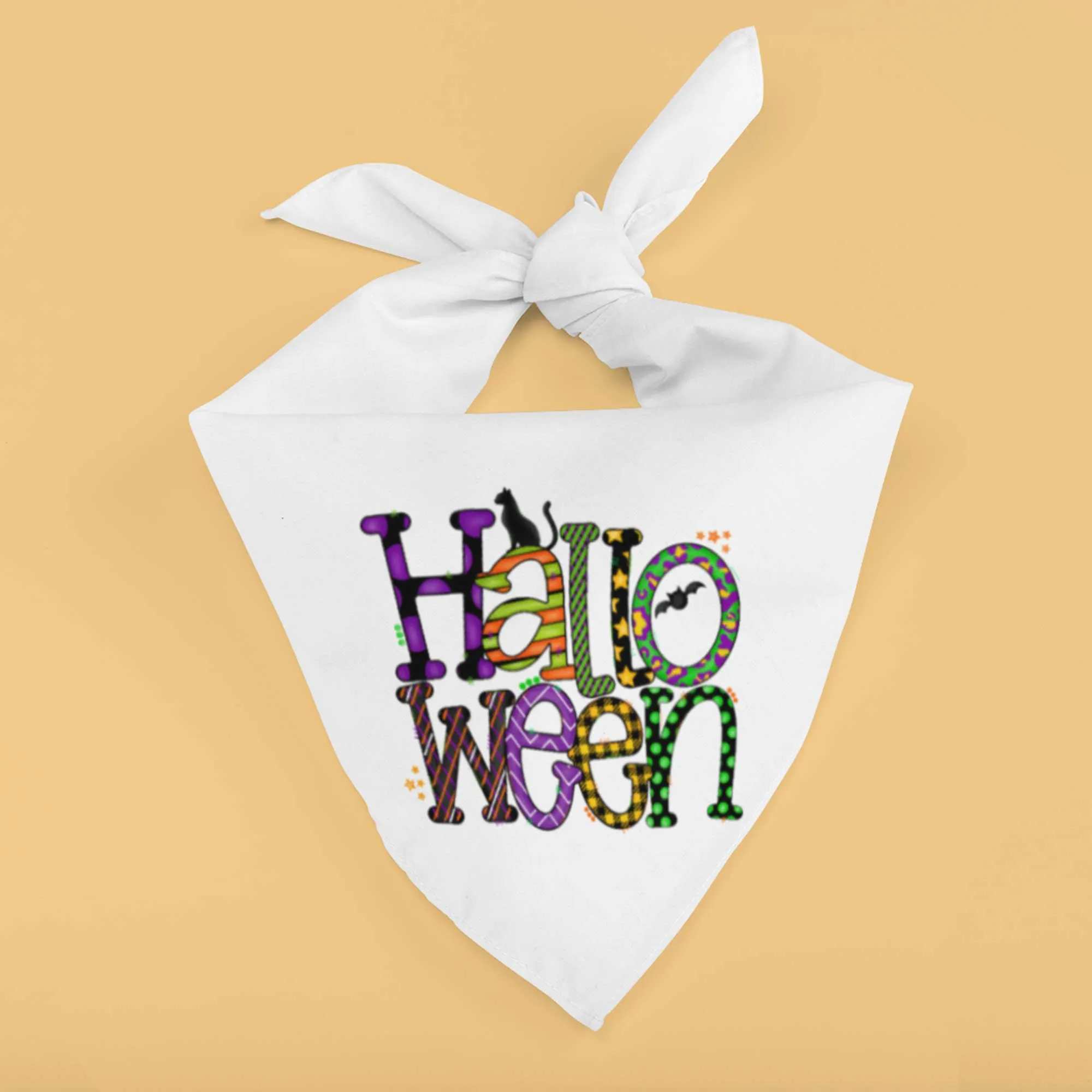 Halloween Tie-On Pet Bandana