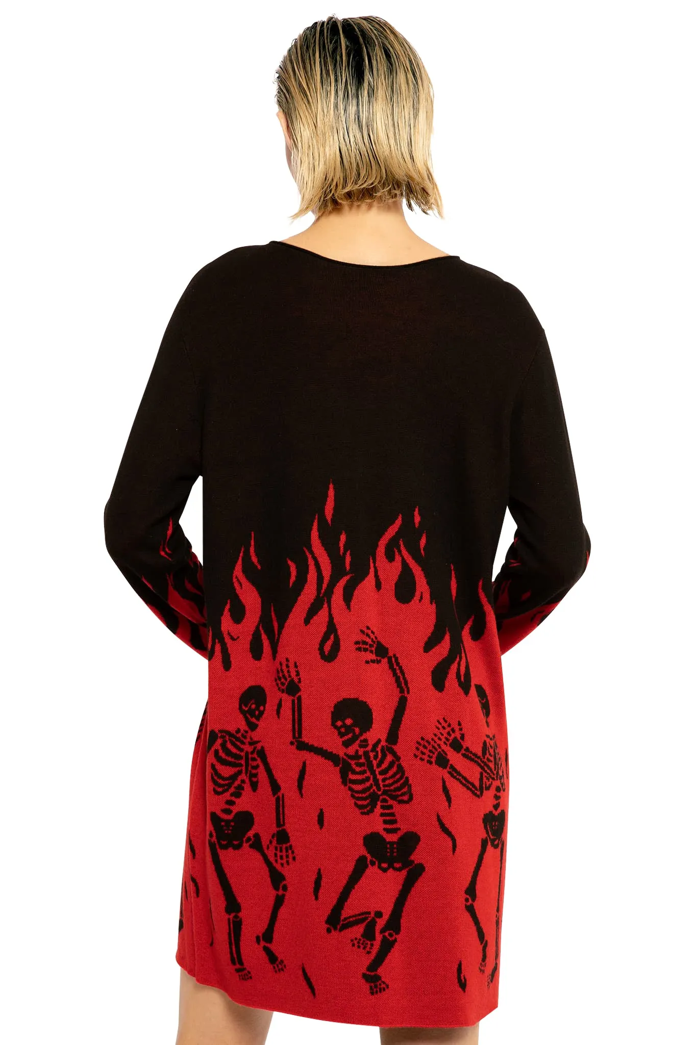 Hellfire Oversized Knit Longline Sweater