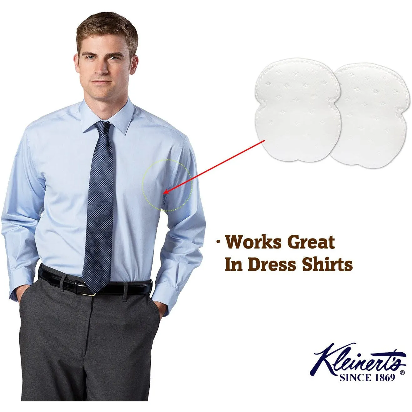 KLEINERT'S Disposable Dress Shields, 6 Pairs/pack (Polyester)