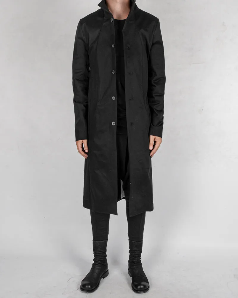 Larus buttoned long coat