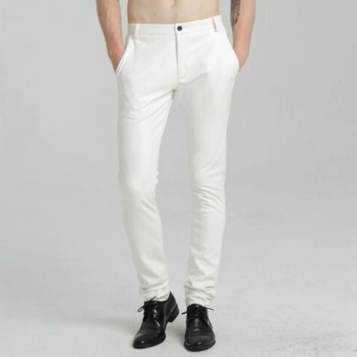 Leather Pants Real Jeans Mens Premium White Stitches Men S Motorcycle Style 2