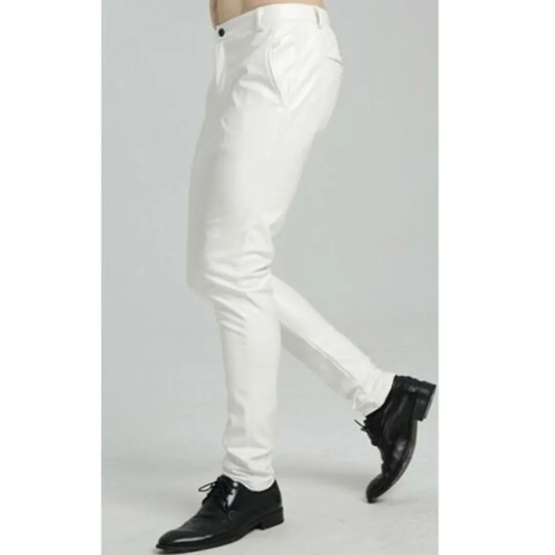 Leather Pants Real Jeans Mens Premium White Stitches Men S Motorcycle Style 2