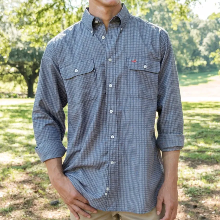 Leeward Textured Grid Shirt