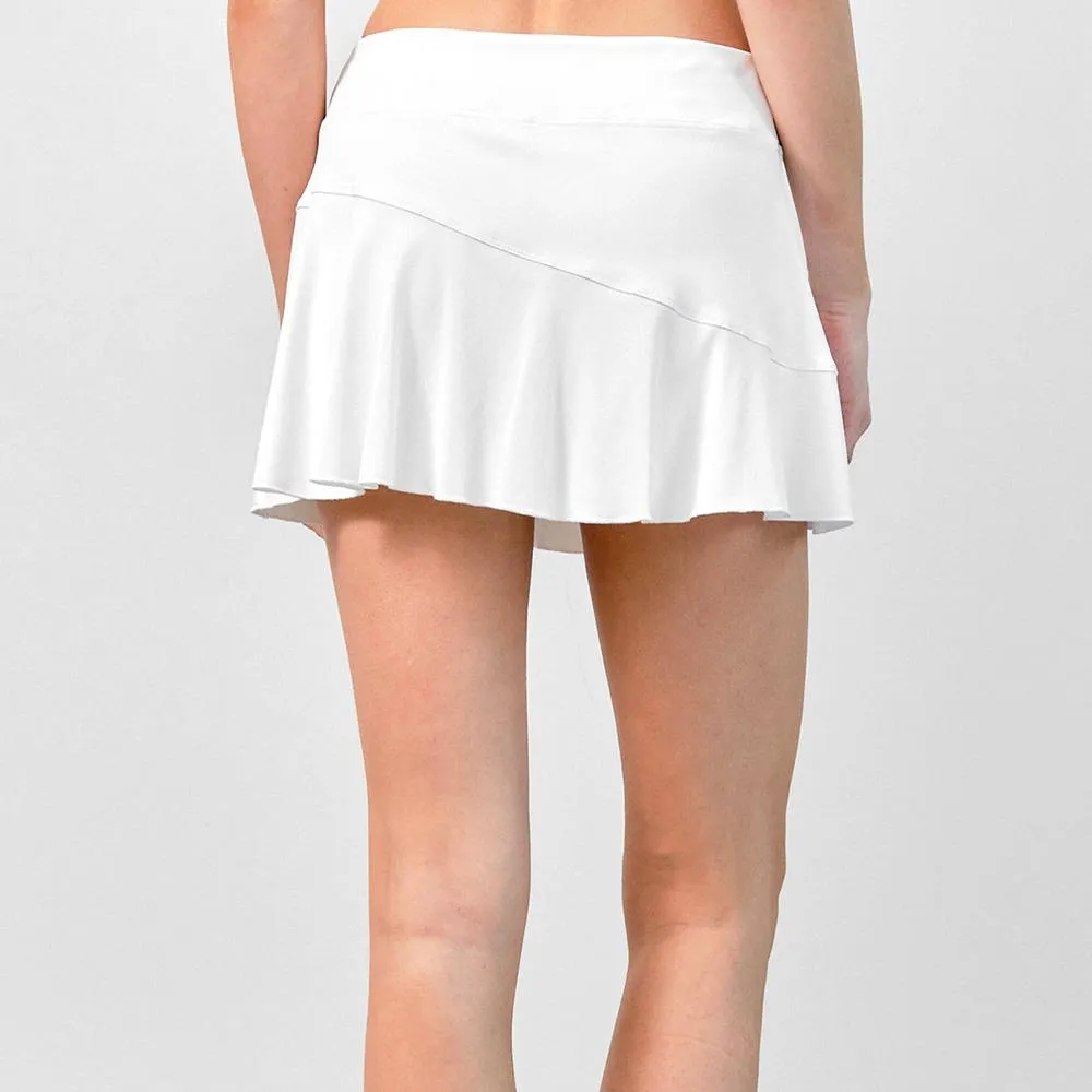 Lija Women's Multi Panel Skort - White