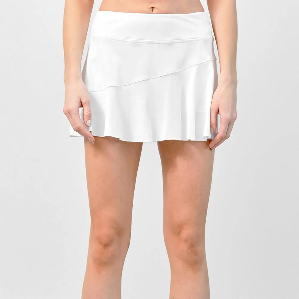 Lija Women's Multi Panel Skort - White