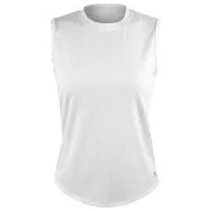 Lija Women's Spilt Tank - White