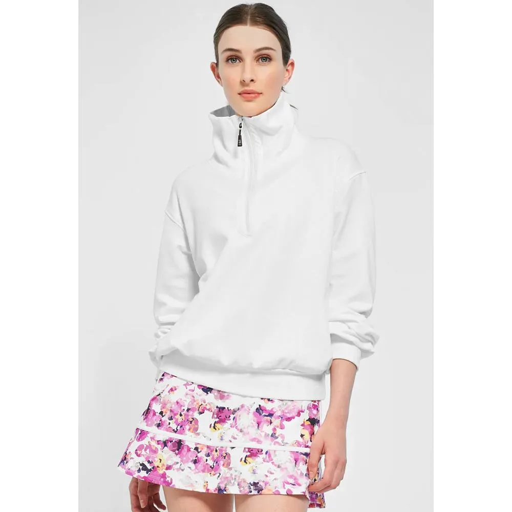 Lija Women's Title Pullover - White