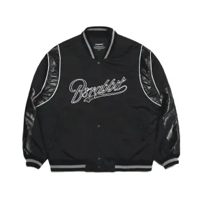 LOGO STADIUM JACKET BLACK