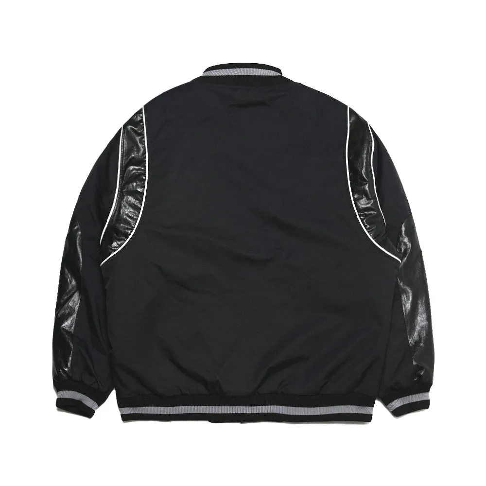 LOGO STADIUM JACKET BLACK