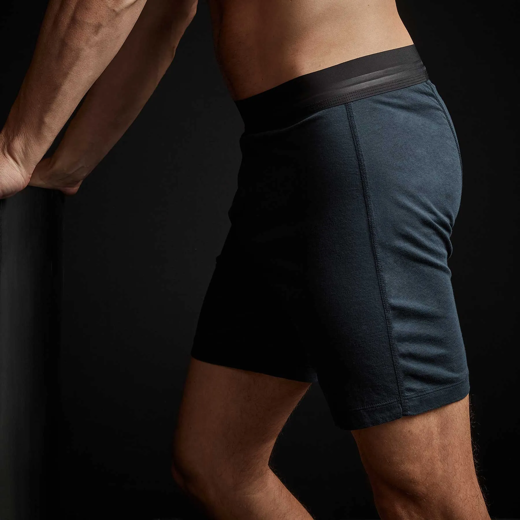 Luxe Lotus Relaxed Fit Boxer Short - French Navy