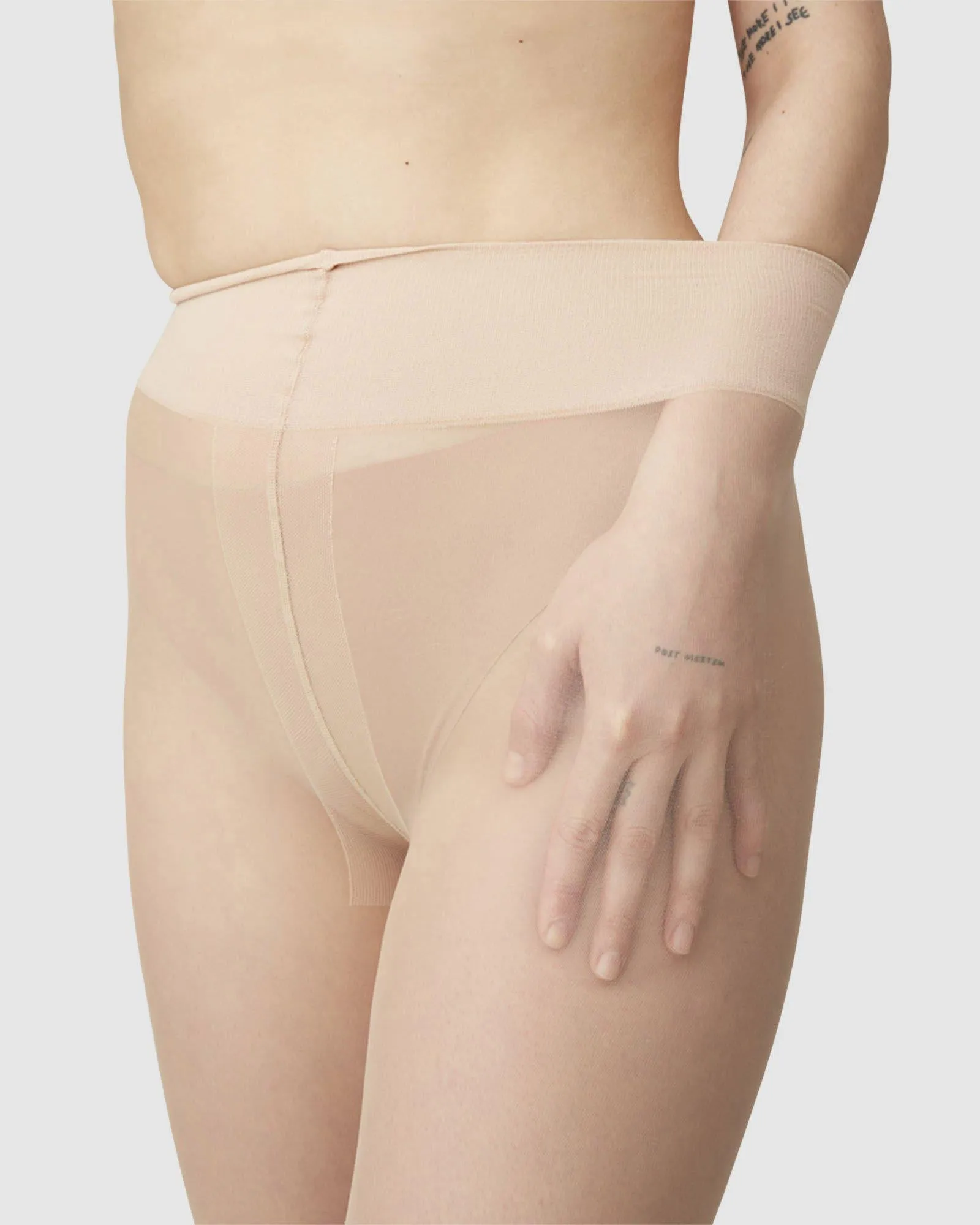 Malva Ladder Resistant Tights - Beige