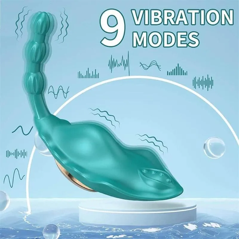 Manta - APP Control Invisible Quiet Butterfly Panty Vibrator with Magnetic Clip