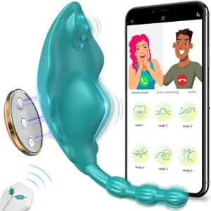 Manta - APP Control Invisible Quiet Butterfly Panty Vibrator with Magnetic Clip