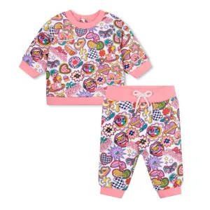 Marc Jacobs Baby Girls Printed Sweat Ensemble