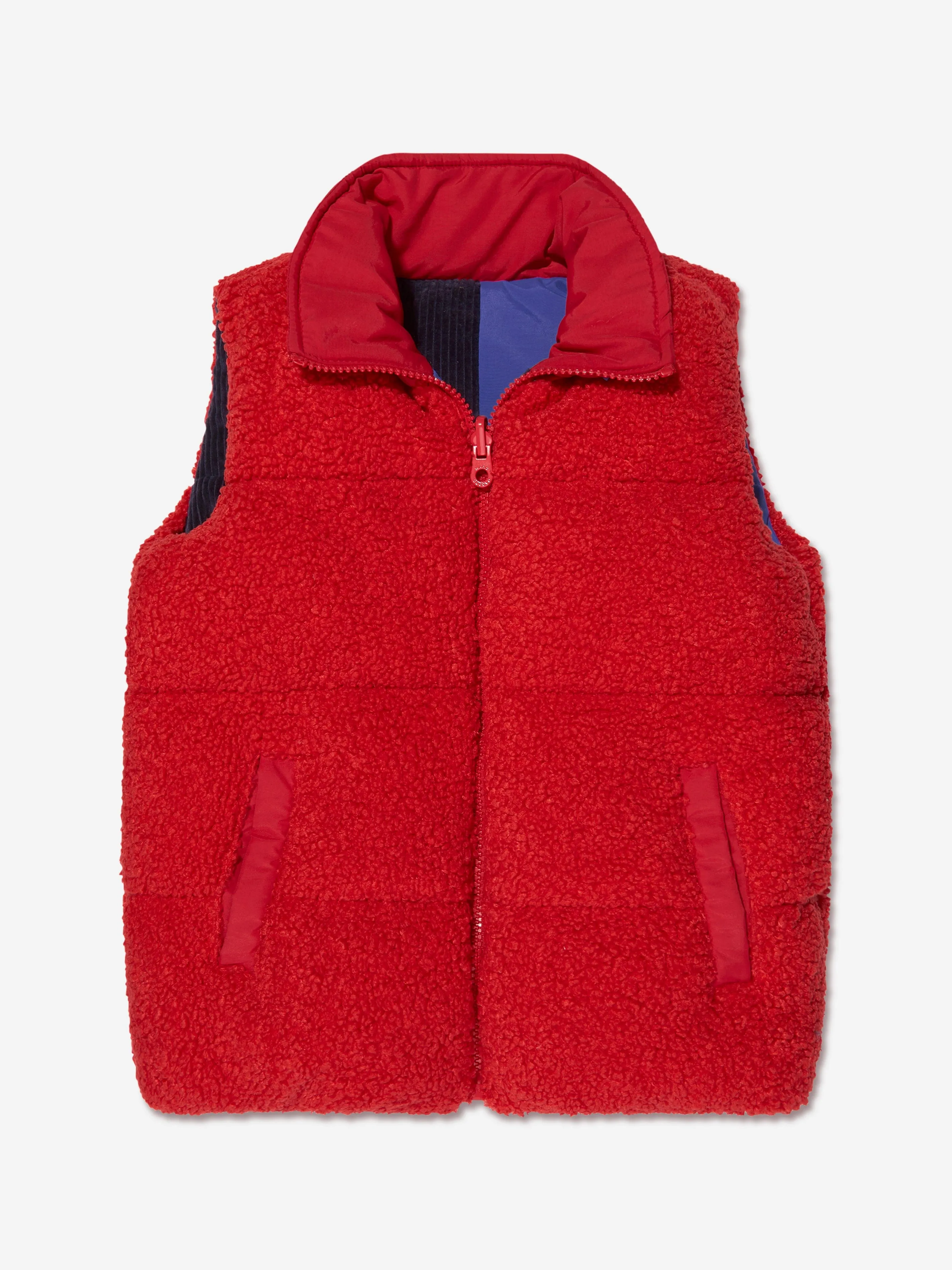 MARC JACOBS Boys Reversible Puffer Gilet in Blue