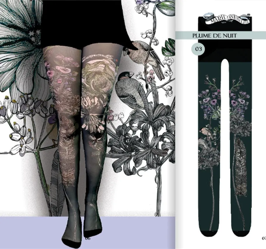 Marie Antoilette Clearance Plume de Nuit Tights