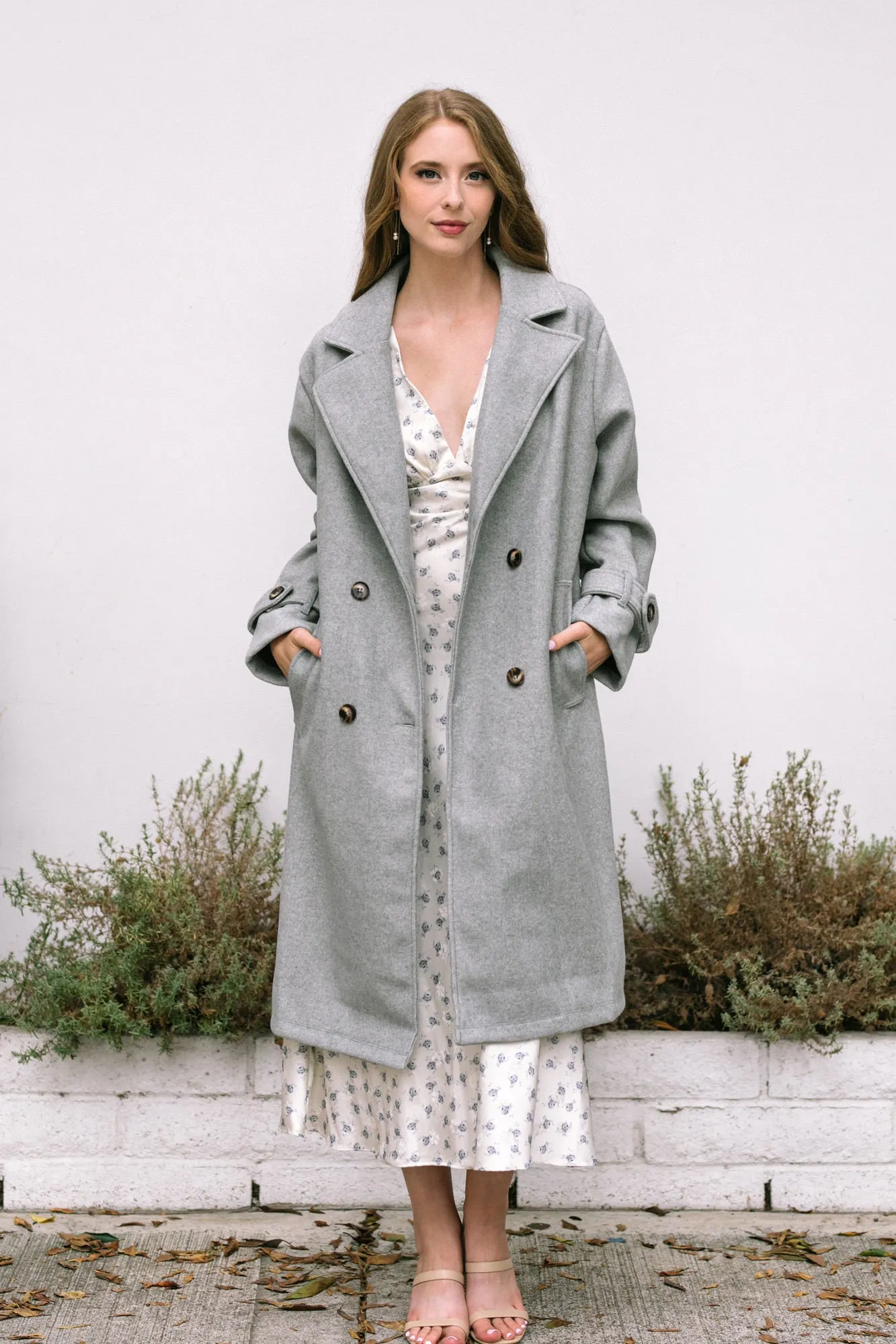 Mason Longline Buttoned Coat