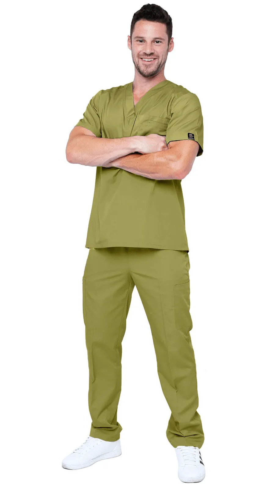 Men's 6 Pocket Soft Stretch Uniform Scrubs - Style ST101