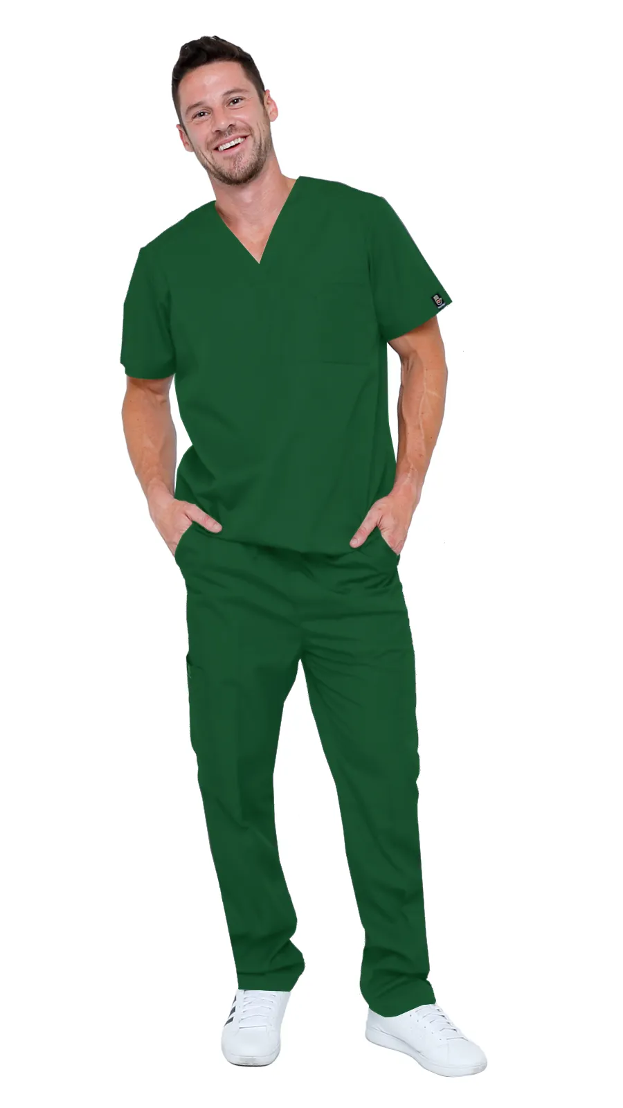 Men's 6 Pocket Soft Stretch Uniform Scrubs - Style ST101