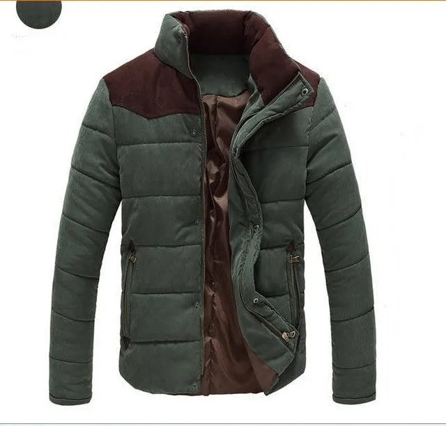 Men's Casual Warm Fall Winter Coat Jacket