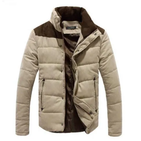 Men's Casual Warm Fall Winter Coat Jacket