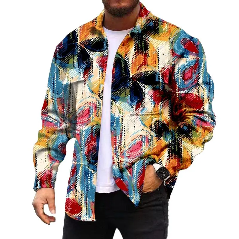 MEN'S FASHIONABLE CASUAL CORDUROY JACKET 71808364YM